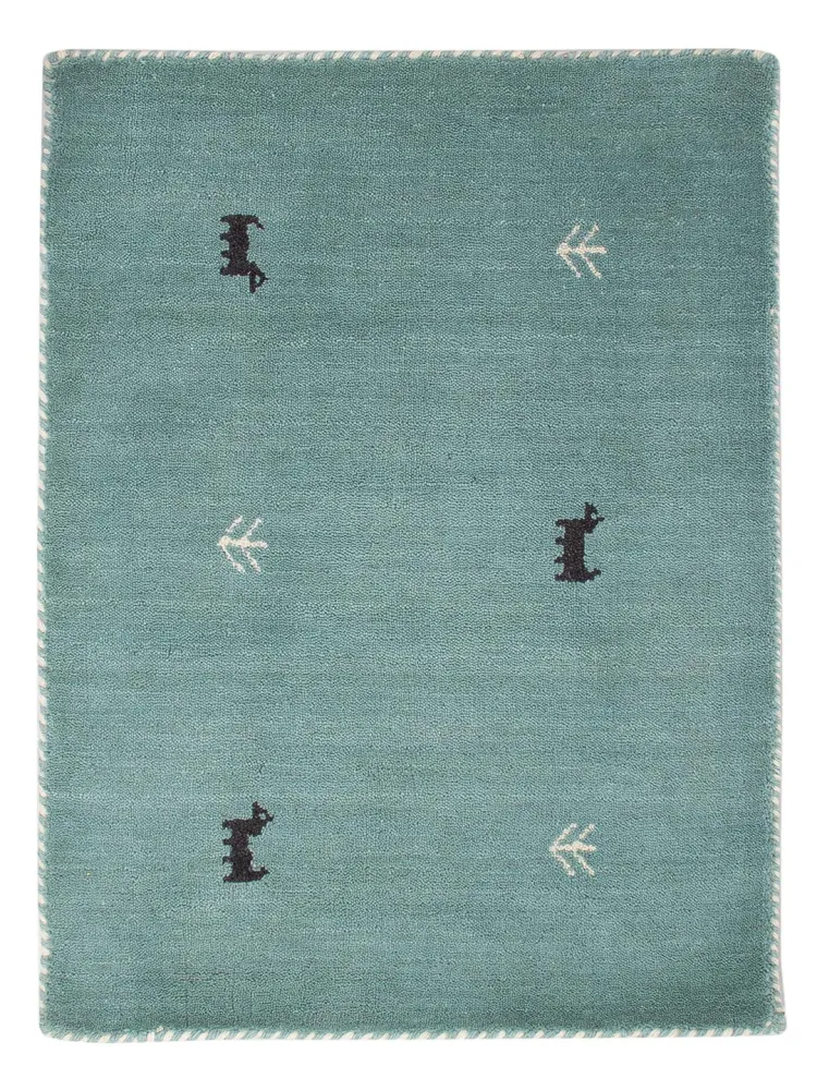 Gabbeh teppe - Softy - 90 x 60 cm - karamell