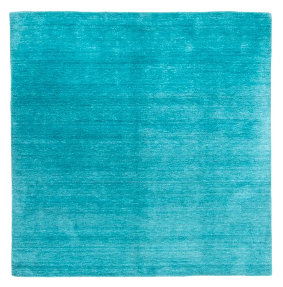 Gabbeh teppe - Softy square - 200 x 200 cm - turkis