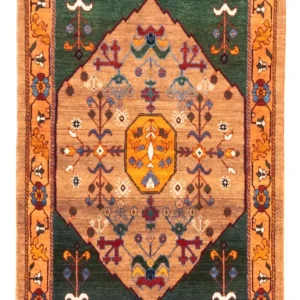 Gabbeh-teppe - persisk - 120 x 82 cm - flerfarget