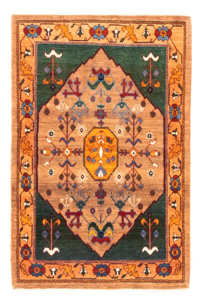 Gabbeh-teppe - persisk - 120 x 82 cm - flerfarget