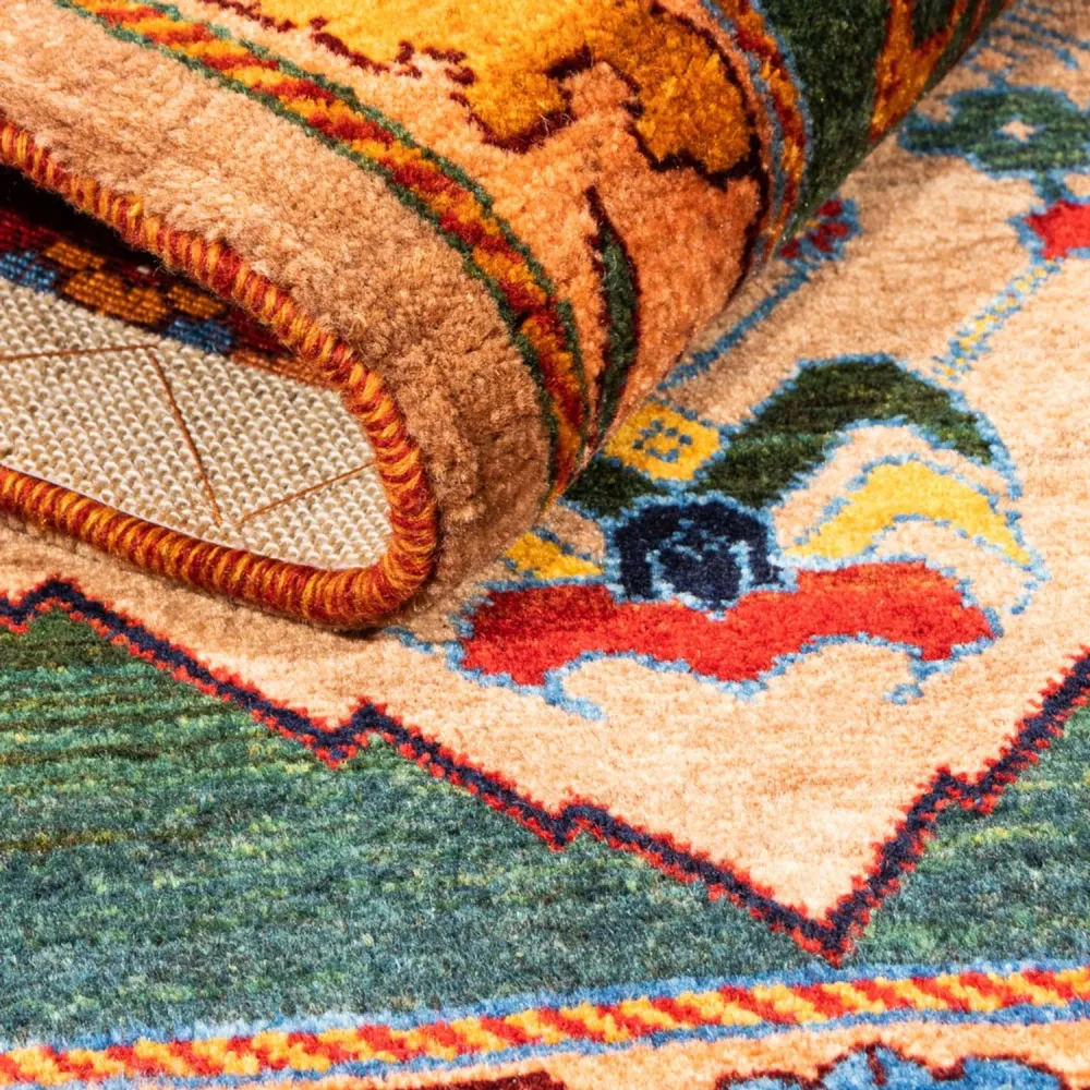 Gabbeh-teppe - persisk - 120 x 82 cm - flerfarget