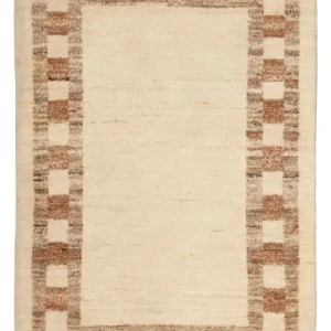 Gabbeh-teppe - persisk - 122 x 80 cm - beige