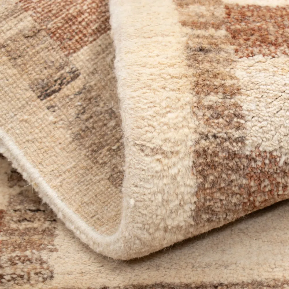Gabbeh-teppe - persisk - 122 x 80 cm - beige