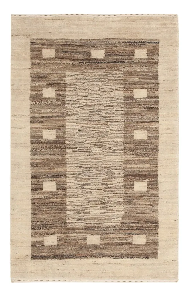Gabbeh-teppe - persisk - 122 x 76 cm - natur
