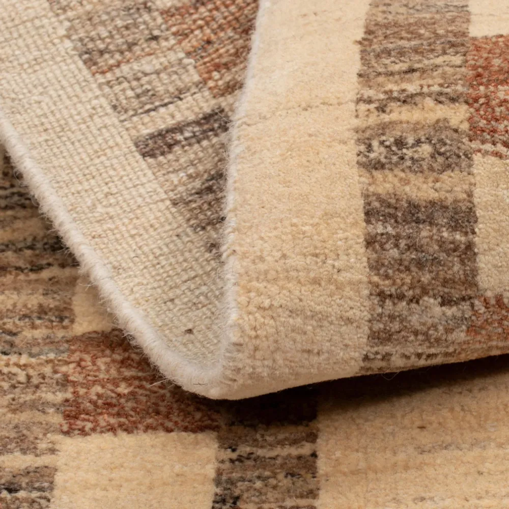 Gabbeh-teppe - persisk - 123 x 80 cm - beige