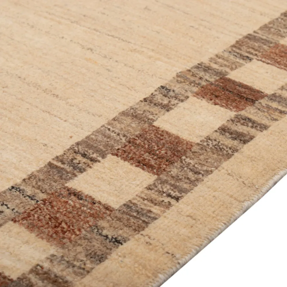 Gabbeh-teppe - persisk - 123 x 80 cm - beige