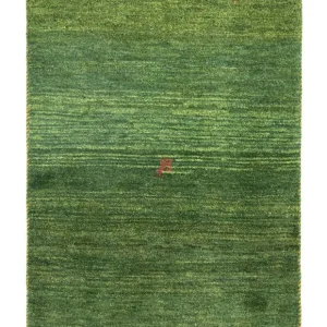 Gabbeh-teppe - persisk - 125 x 80 cm - grønn