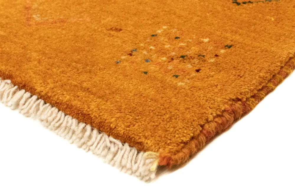 Gabbeh-teppe - persisk - 130 x 81 cm - gull