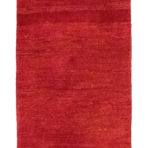 Gabbeh-teppe - persisk - 132 x 77 cm - rød