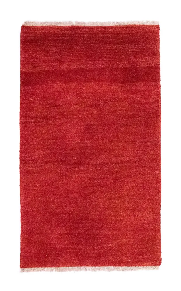 Gabbeh-teppe - persisk - 132 x 77 cm - rød
