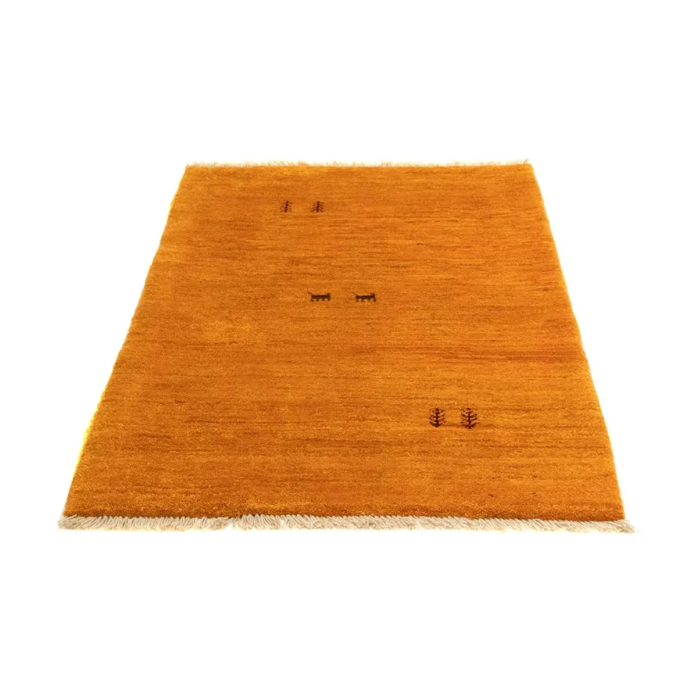 Gabbeh-teppe - persisk - 132 x 86 cm - gull