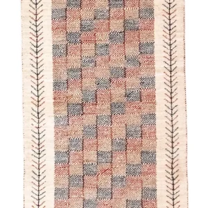Gabbeh-teppe - persisk - 135 x 80 cm - beige