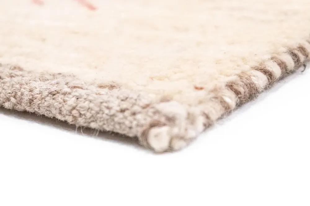 Gabbeh-teppe - persisk - 135 x 84 cm - beige