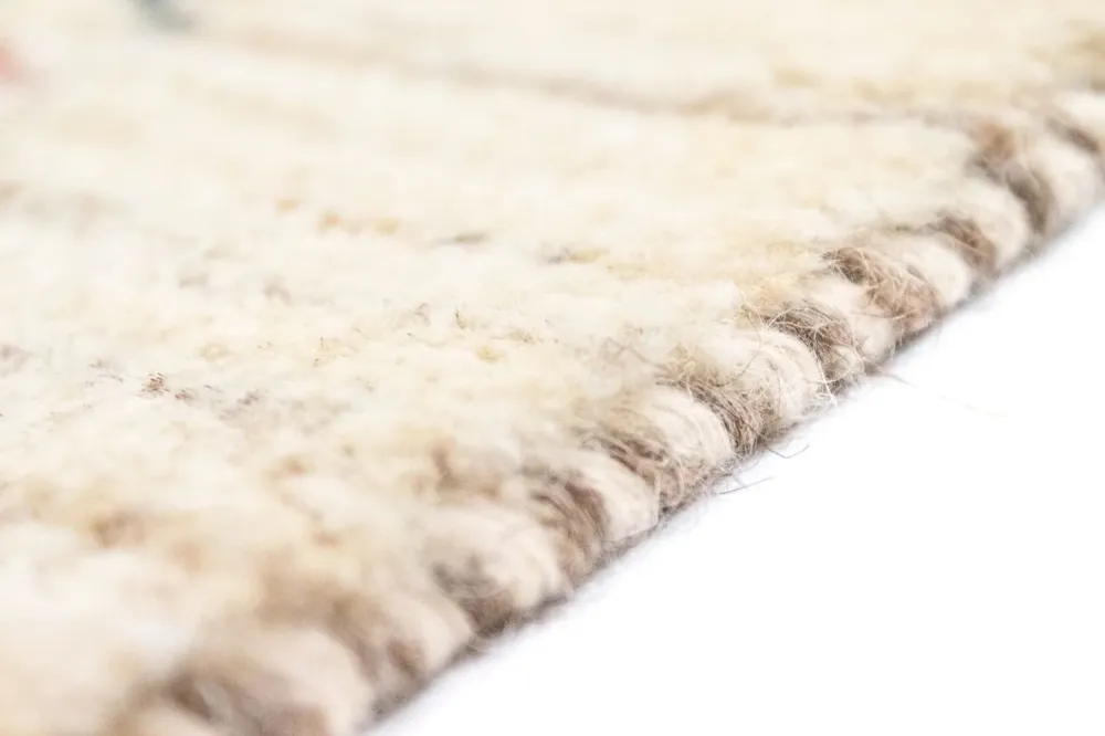Gabbeh-teppe - persisk - 135 x 84 cm - beige