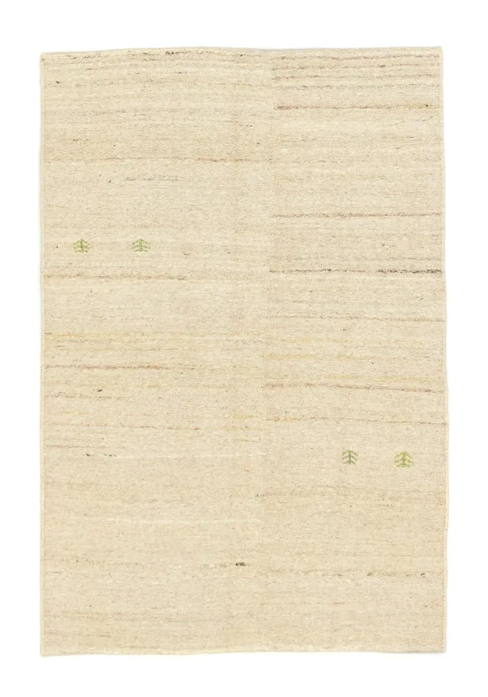 Gabbeh-teppe - persisk - 140 x 95 cm - beige