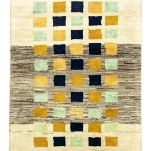 Gabbeh-teppe - persisk - 140 x 98 cm - farget