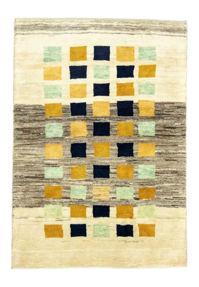 Gabbeh-teppe - persisk - 140 x 98 cm - farget