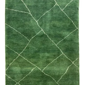 Gabbeh-teppe - persisk - 143 x 100 cm - grønn