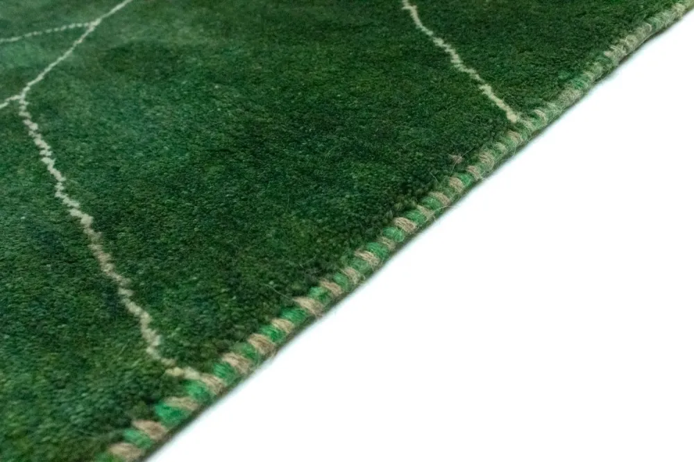 Gabbeh-teppe - persisk - 143 x 100 cm - grønn