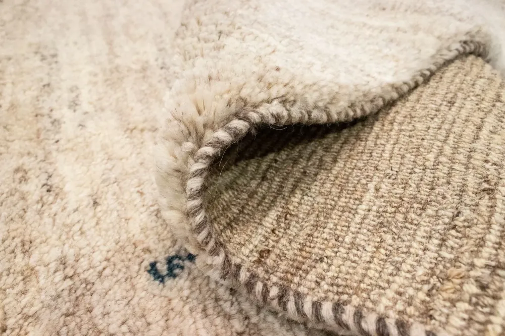 Gabbeh-teppe - persisk - 143 x 105 cm - beige