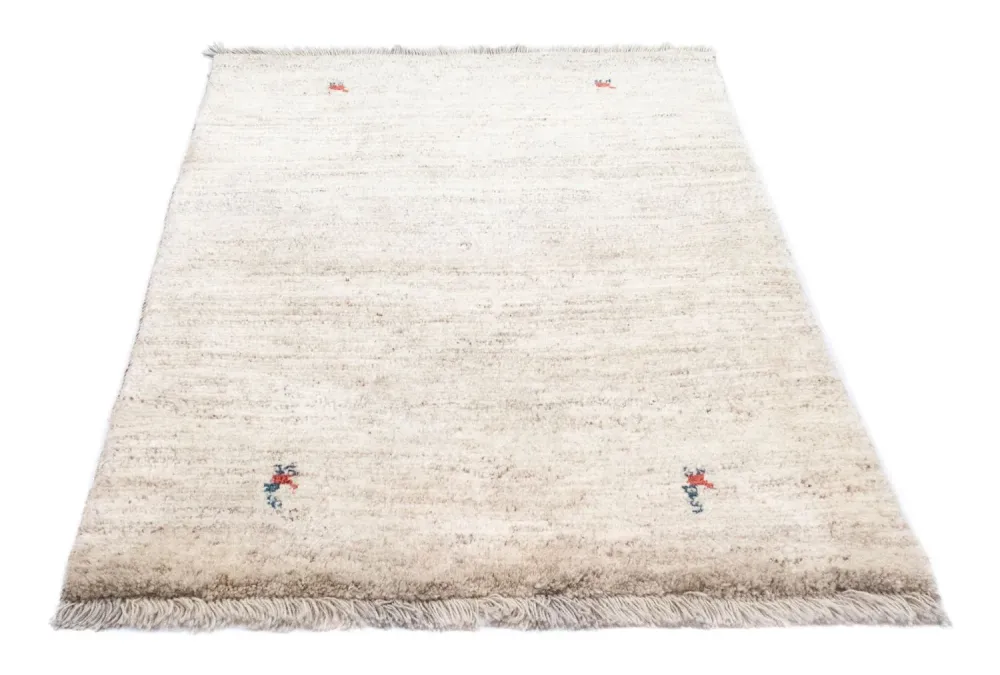Gabbeh-teppe - persisk - 143 x 105 cm - beige