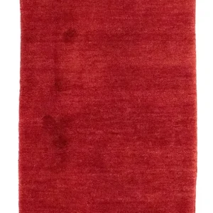 Gabbeh-teppe - persisk - 144 x 79 cm - rød