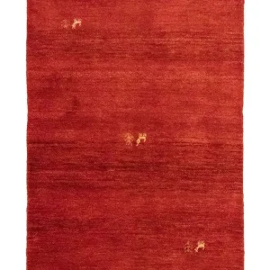 Gabbeh-teppe - persisk - 145 x 100 cm - rød