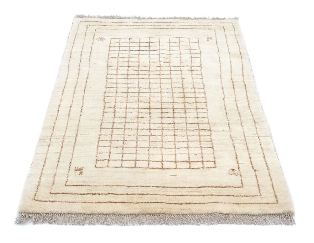 Gabbeh-teppe - persisk - 145 x 100 cm - beige