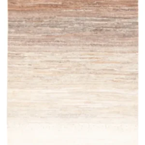 Gabbeh-teppe - persisk - 145 x 100 cm - mørk beige