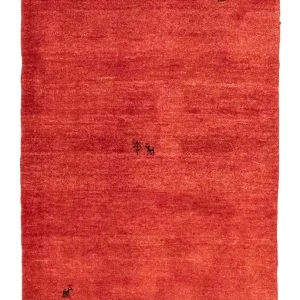 Gabbeh-teppe - persisk - 146 x 102 cm - rød