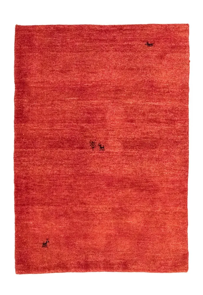 Gabbeh-teppe - persisk - 146 x 102 cm - rød