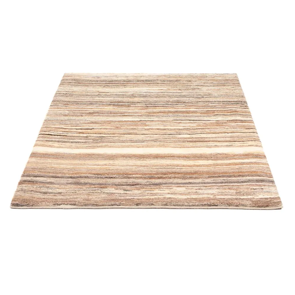 Gabbeh-teppe - persisk - 146 x 106 cm - mørk beige