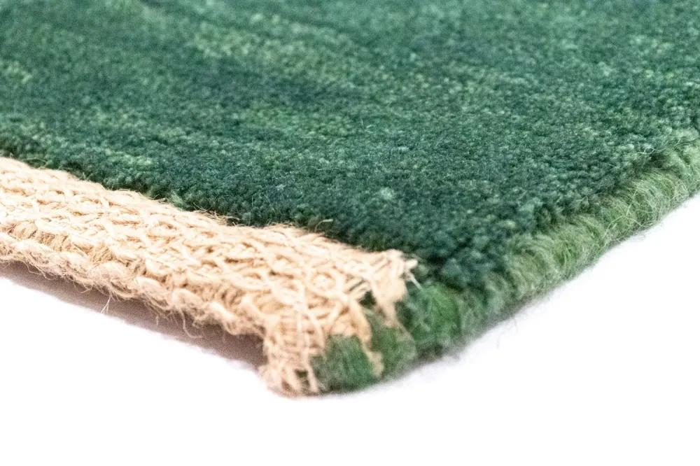 Gabbeh-teppe - persisk - 146 x 98 cm - grønn