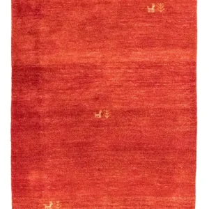 Gabbeh-teppe - persisk - 148 x 101 cm - oransje