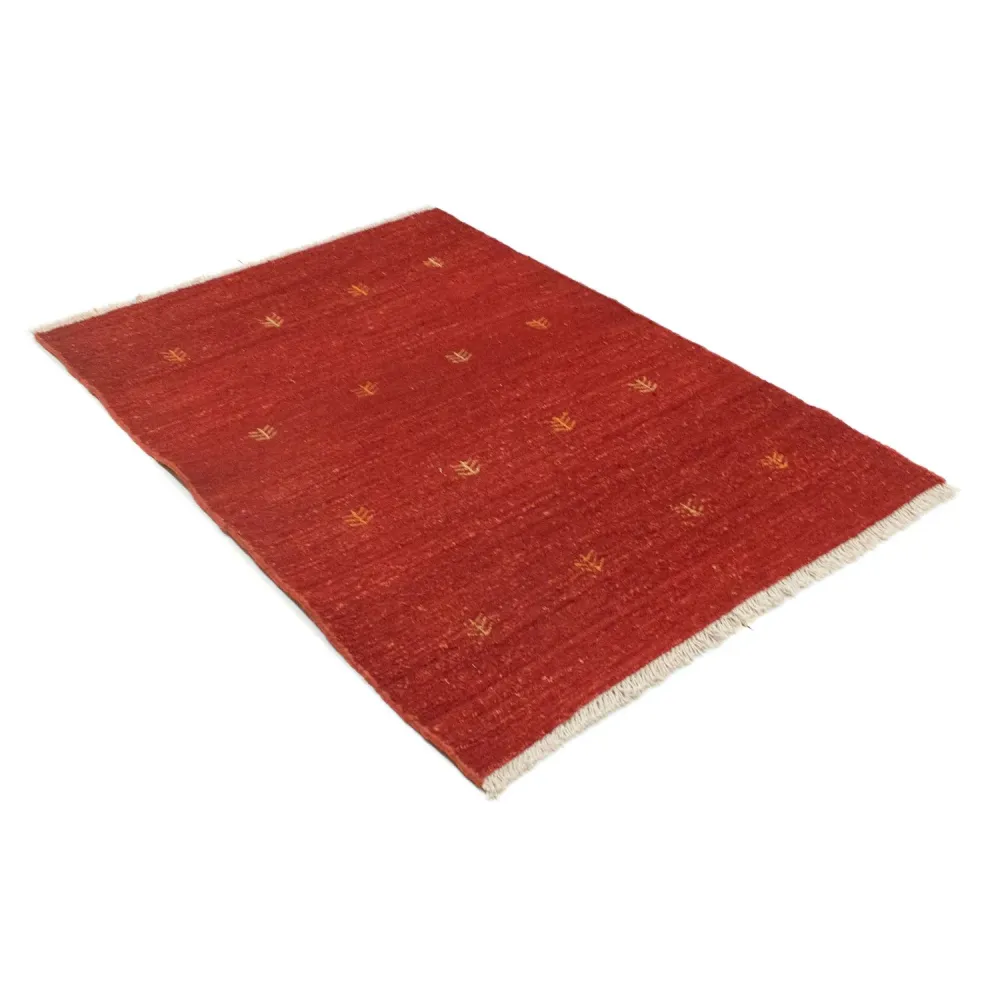 Gabbeh-teppe - persisk - 148 x 104 cm - rød
