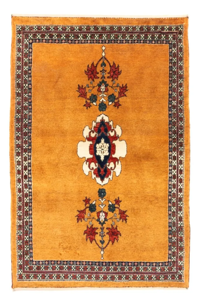 Gabbeh-teppe - persisk - 148 x 105 cm - gull