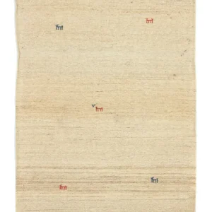 Gabbeh-teppe - persisk - 148 x 106 cm - beige