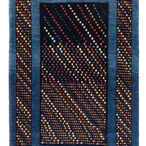 Gabbeh-teppe - persisk - 150 x 100 cm - blå