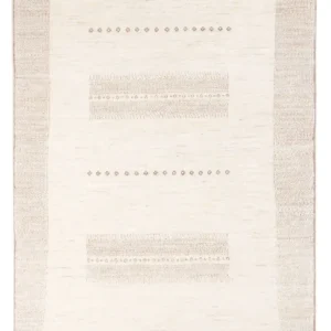 Gabbeh-teppe - persisk - 151 x 100 cm - lys beige