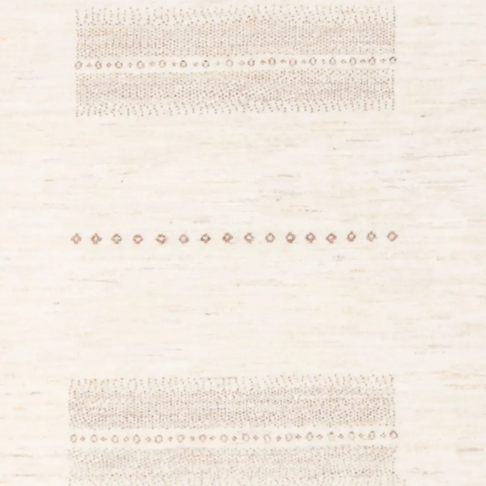 Gabbeh-teppe - persisk - 151 x 100 cm - lys beige