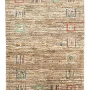 Gabbeh-teppe - persisk - 154 x 103 cm - brun
