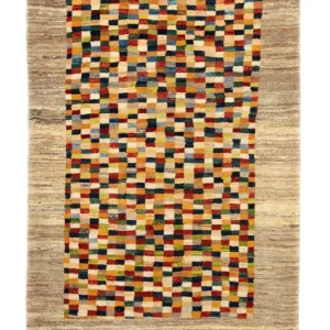 Gabbeh-teppe - persisk - 154 x 103 cm - flerfarget