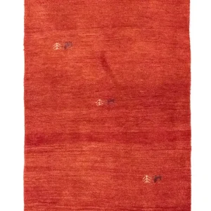 Gabbeh-teppe - persisk - 154 x 96 cm - oransje