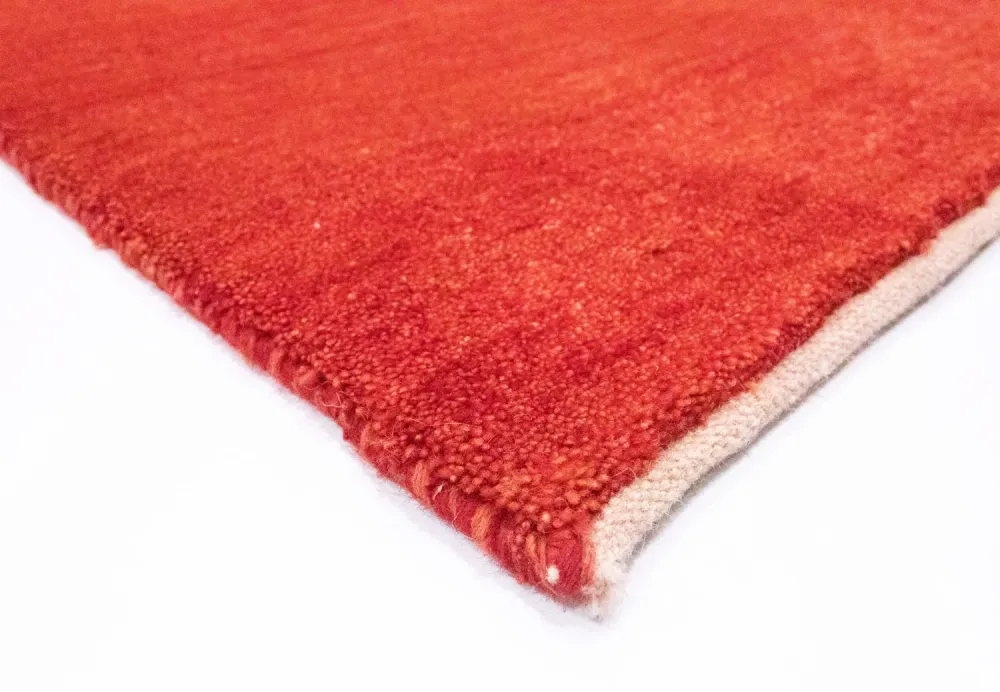 Gabbeh-teppe - persisk - 154 x 96 cm - oransje