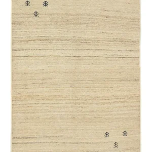 Gabbeh-teppe - persisk - 157 x 110 cm - beige