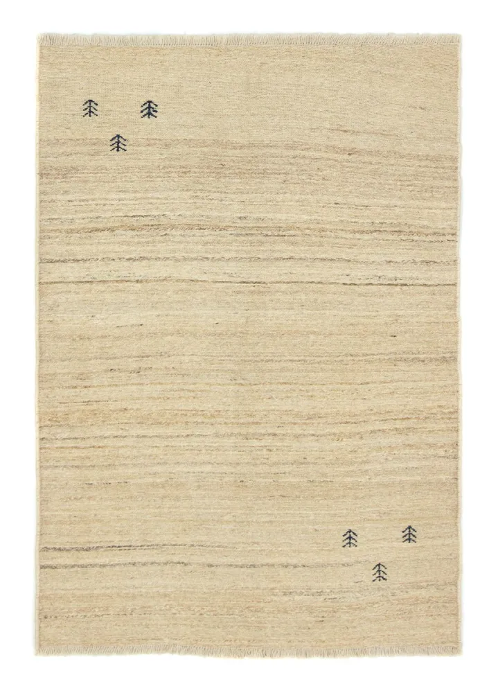 Gabbeh-teppe - persisk - 157 x 110 cm - beige