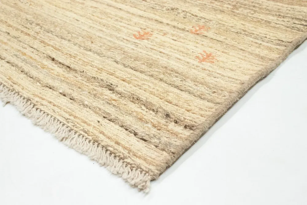 Gabbeh-teppe - persisk - 166 x 118 cm - beige