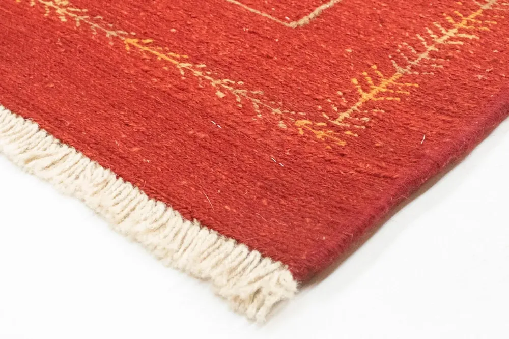 Gabbeh-teppe - persisk - 170 x 112 cm - rød