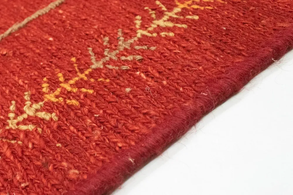 Gabbeh-teppe - persisk - 170 x 112 cm - rød