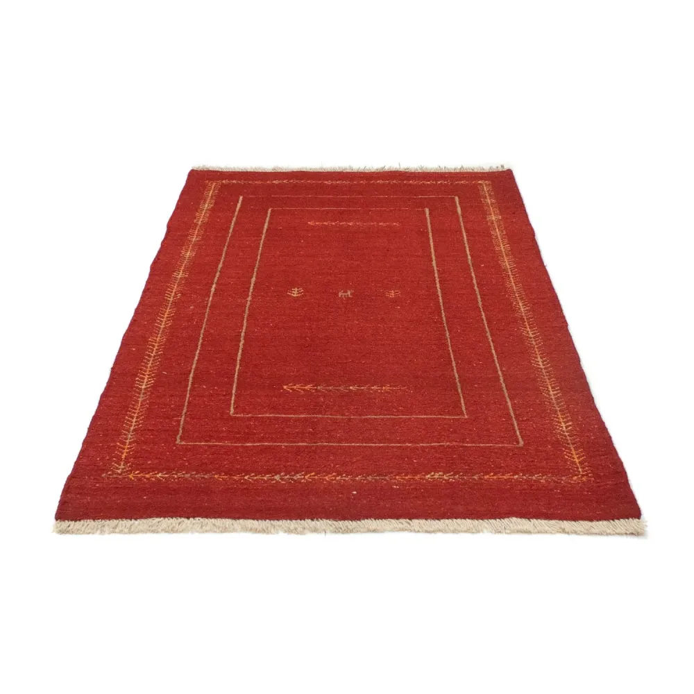 Gabbeh-teppe - persisk - 170 x 112 cm - rød